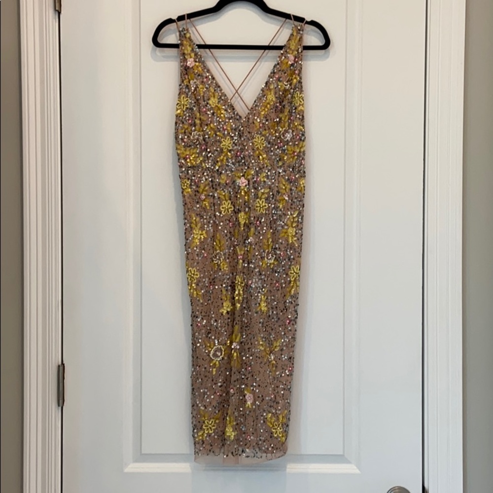 Gianni Bono Sequin midi dress size 6